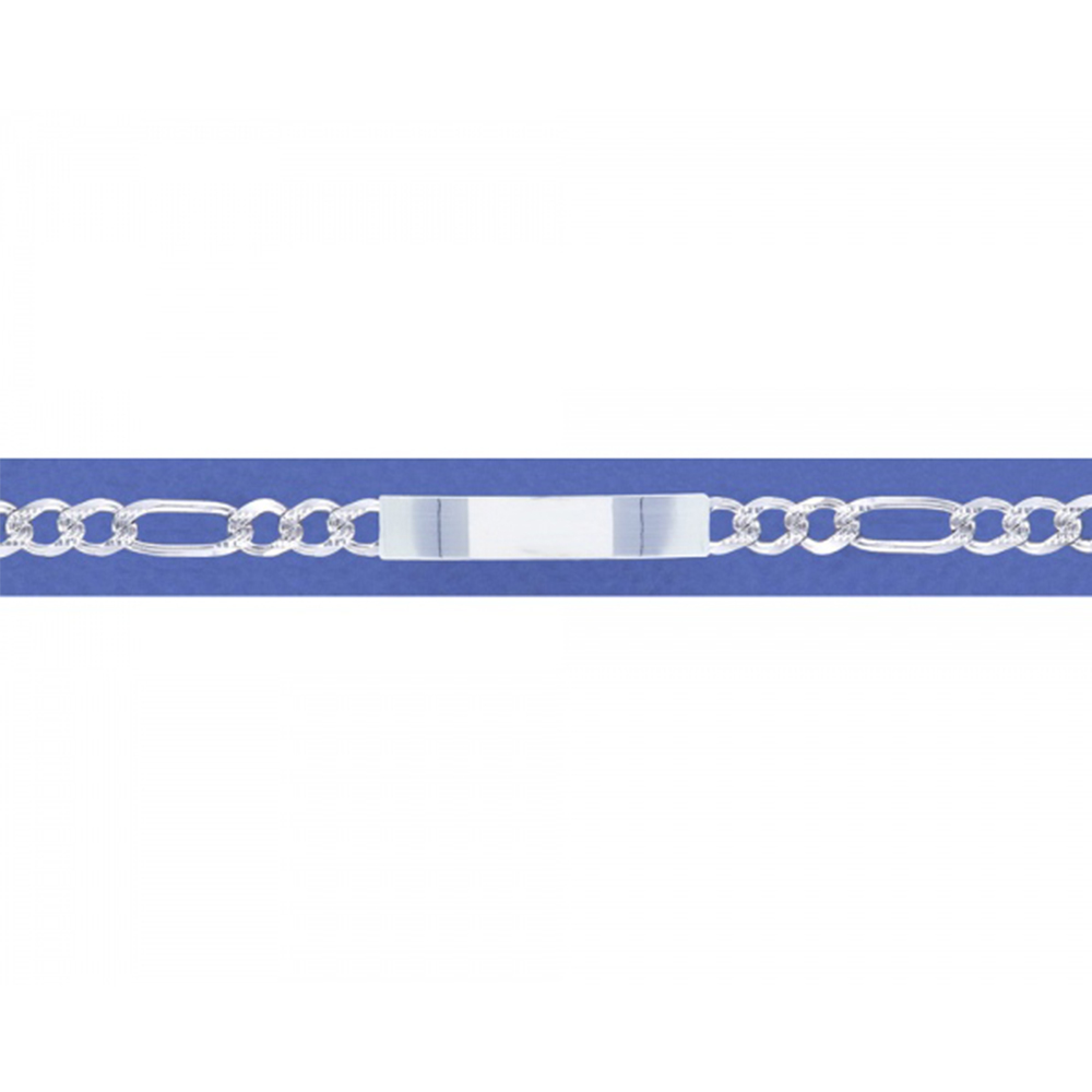 EFG18031LZPG2-Esclava-de-plata-Esclava-figaro-180-3x1-ligera-zegrinada-placa-gruesa-2-D´villalpando