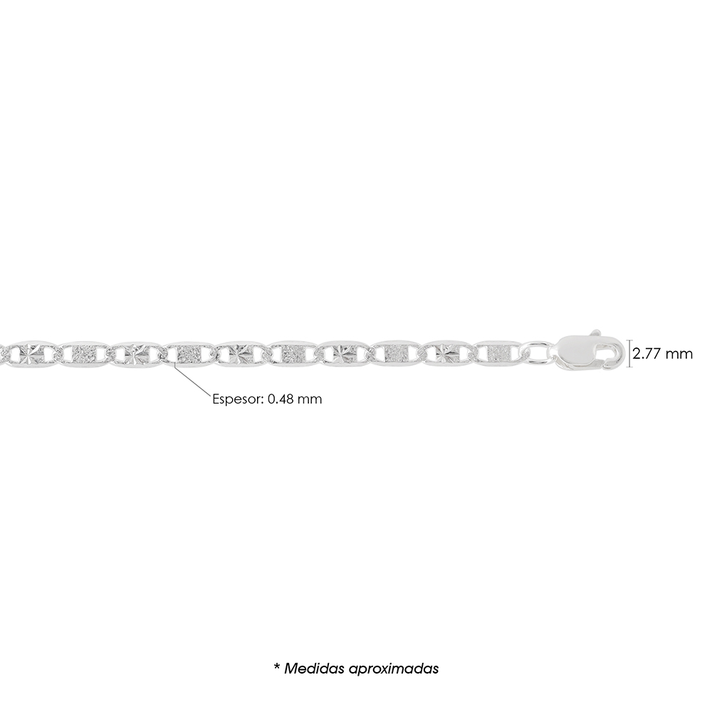 ES06011ASSA-cadena-espejo-de-plata-60-1x1-asterisco-satinada-dvillalpando