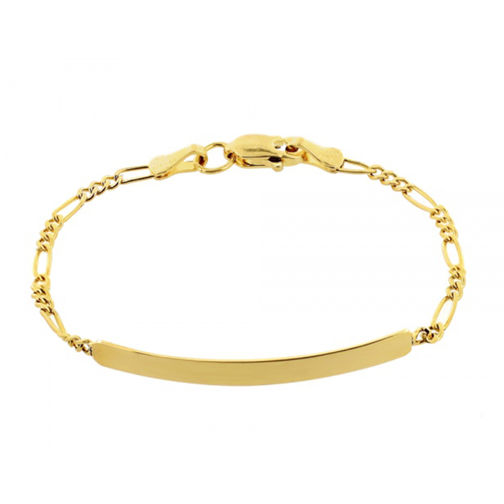 EFG05031PGM1_Esclava- de oro 10k figaro-50-3x1-placa-gruesa-mini-1--DE-D´VILLALPANDO